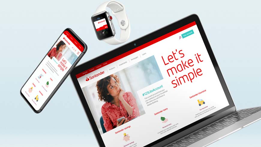 西班牙Santander銀行LOGO設(shè)計，改善用戶體驗是王道-4