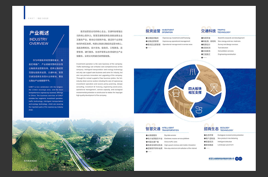 招商局集團(tuán)畫(huà)冊(cè)設(shè)計(jì)，招商公路宣傳冊(cè)-10